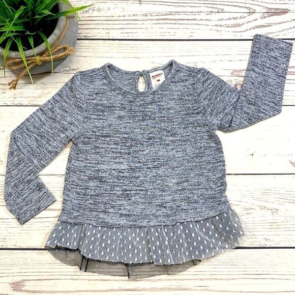 Arizona Jean Co. Tulle Trim Sweater Size 18M - Picture 2 of 6